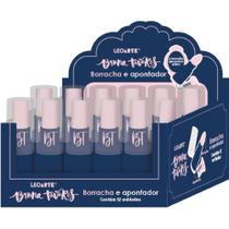 Borracha Colorida Bruna Tavares com Apontador e Depósito Display com 24 Unidades