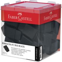 Borracha Colorida FC MAX BLACK com Capa Protetora Preta - Caixa com 24