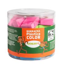 Borracha Colorida Plastica Colorida C/CAPA - Leonora