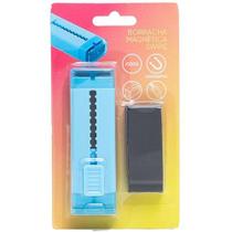 Borracha Colorida Swipe Preta C/Capa E Refil