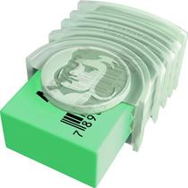 Borracha colorida tr neon capa plastica 1am/1vd mercur