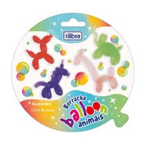 Borracha colorido Balloon Animais com 4 unidades 390691 - Tilibra Borracha colorido Balloon Animais com 4 unidades 390691 - Tilibra