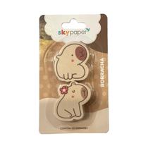 Borracha com 2 unidades Oficial Capivara - Skypaper Borracha com 2 unidades Oficial Capivara - Skypaper