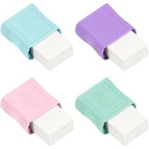 Borracha com Capa Plástica Colorida - Tons Pastéis - 1 Unidade - BRW