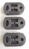 Borracha Coxim Escapamento Peugeot 206 Kit 3 Peças