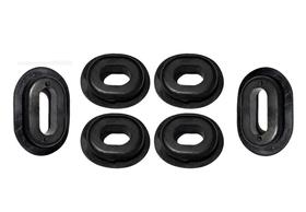 Borracha Coxim Fixa Tampa Lateral Honda Cb 400 / 450 6 Peças