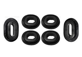 Borracha Coxim Fixa Tampa Lateral Honda Cb 400 / 450 6 Peças