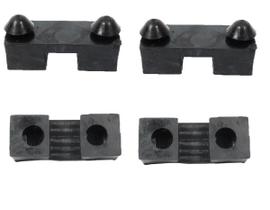 Borracha Coxim Fixar Banco Moto Pop 100 2007 a 2015 4 peças Borracha Coxim Fixar Banco Moto Pop 100 2007 a 2015 4 peças