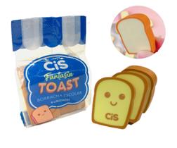 Borracha de Pão Escolar Criativa Estudantes Papelaria Pacote Com 4 Unidades