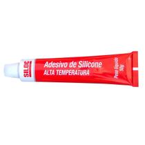 Borracha de Silicone Acética, Vermelha, 50g, 605005 Siloc