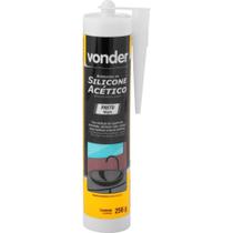 Borracha de Silicone Acético Preto 256 g - VONDER