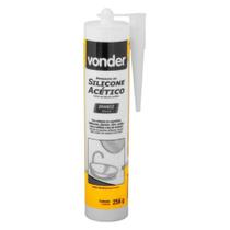 Borracha de Silicone Acético Vonder 256g Branco