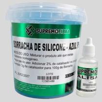 Borracha De Silicone Azul Para Moldes Faça Você Mesmo Liquido Borracha De Silicone Azul Para Moldes Faça Você Mesmo Liquido