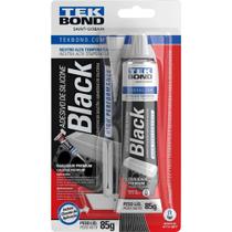 Borracha de Silicone Neutro, Preto, 85 g, Tekbond OstenVonder Borracha de Silicone Neutro, Preto, 85 g, Tekbond OstenVonder