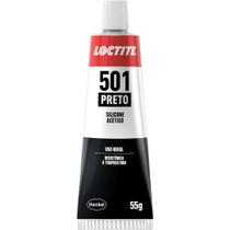Borracha de Silicone Superflex, Acético, 501 Preto, 55 g, Loctite OstenVonder