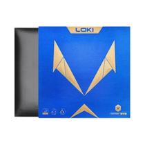 Borracha De Tênis De Mesa LOKI RXTON 5 Vermelha De Alta Elasticidade Com Pontos Adesivos Em Espuma