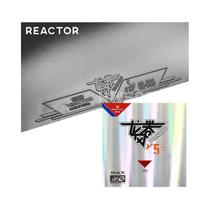Borracha De Tênis De Mesa REACTOR Tornado V5 Média Dura Com Espuma Adesiva Para Ataque