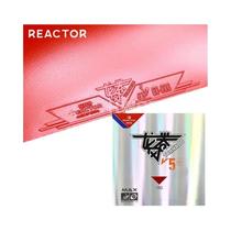 Borracha De Tênis De Mesa REACTOR Tornado V5 Média Dura Com Espuma Adesiva Para Ataque