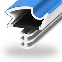 Borracha de Vedação Premium para Porta de Madeira 071.74 - Cor Branca Encaixe Universal