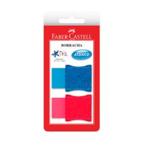 Borracha de Vinil Glitz com 2 Unidades 3 - Faber-Castell Borracha de Vinil Glitz com 2 Unidades 3 - Faber-Castell