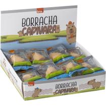 Borracha Decorada Capivara 3 Modelos Display com 24 Unidades Borracha Decorada Capivara 3 Modelos Display com 24 Unidades