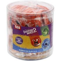 Borracha Decorada Divertidamente - 2 Modelos - Pote com 20 Unidades
