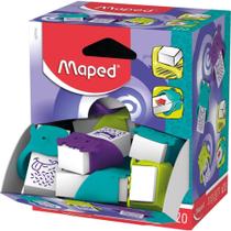 Borracha Decorada Maped Vivo Monsters com Capa de Monstrinho Display com 20 Unidades