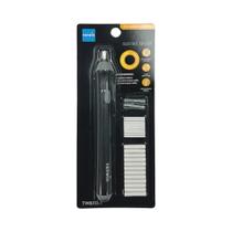 Borracha Elétrica Ajustável Com Refil, Alimentada Por Bateria Para Desenho E Materiais Escolares