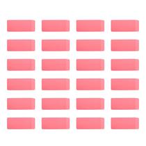 Borracha Escolar Amazon Basics - Retangular Rosa (24 Unidades)
