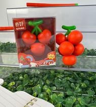 Borracha Escolar Cereja Infantil Desmontável Fruit Party QH-8445