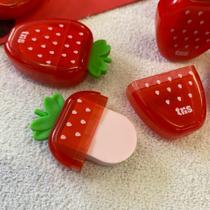 Borracha Escolar com capa Morango Tris Holic Moranguinho Borracha Escolar com capa Morango Tris Holic Moranguinho