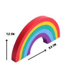 Borracha Escolar Divertida Grande Arco Íris Colorida-Importado