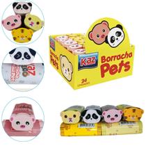 Borracha Escolar Fantasia Pets em Formato de animais Kaz