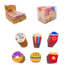 Borracha Escolar Fast Food Kit C/6 Max0034 - Primax Borracha Escolar Fast Food Kit C/6 Max0034 - Primax