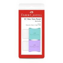 Borracha Escolar FC Max Tons Pastel 2 Unidades Faber Castell Borracha Escolar FC Max Tons Pastel 2 Unidades Faber Castell