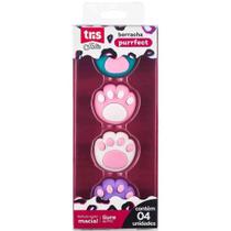 Borracha Escolar Patinhas Purrfect Tris Holic com 4 Unidades - Tris