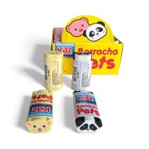 Borracha escolar pets fantasia com 2 unidades modelos:urso e panda