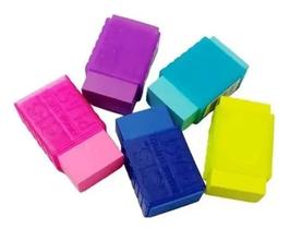 Borracha Escolar Plast Fluo - Cis - Sortidas