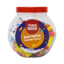 Borracha Espaço com 25 Unidades