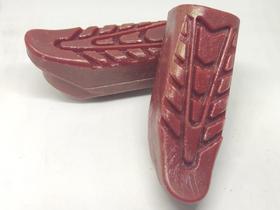 Borracha Estribo Honda Cg 160 Fan Esd 2016/2022 Vermelho