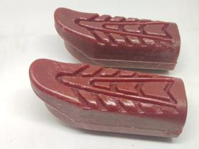 Borracha Estribo Honda Cg 160 Start Es 2016/2022 Vermelho