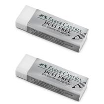 Borracha FABER CASTELL Branca Grande Dust Free Kit com 2und