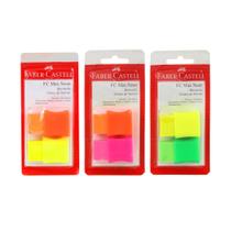Borracha Faber-Castell Max Neon Capa Plástica com 2 Unidades Cores Diversas - Item Sortido