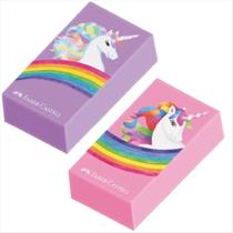 Borracha Faber Castell unicórnio cores