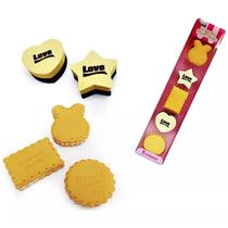 Borracha Fantasia Biscoitinho Kaz - Kit com 5 Unidades