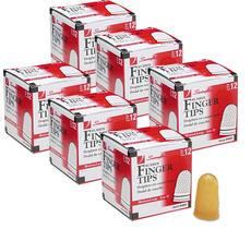 Borracha Finger Tips Swingline tamanho 12, âmbar médio/grande, 12/pacote