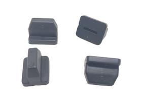 Borracha Fixação Tampa Lateral Yamaha Ybr 125 Quadrada 4 Pçs