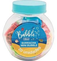 Borracha Fofa Mini Bubble Pote C/20 Unid. - Tilibra