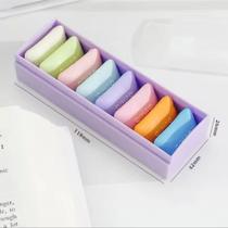 Borracha Fofa Mini Sabonete Estojo Com 8 cores - Importado Borracha Fofa Mini Sabonete Estojo Com 8 cores - Importado