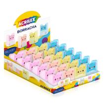 Borracha Gatos Cores Variadas Acrilex Unidade Borracha Gatos Cores Variadas Acrilex Unidade